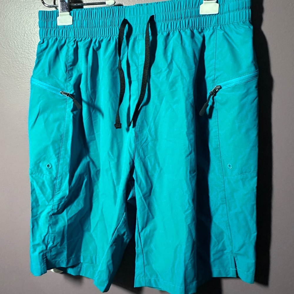 Turquoise Drawstring Bathing Suit